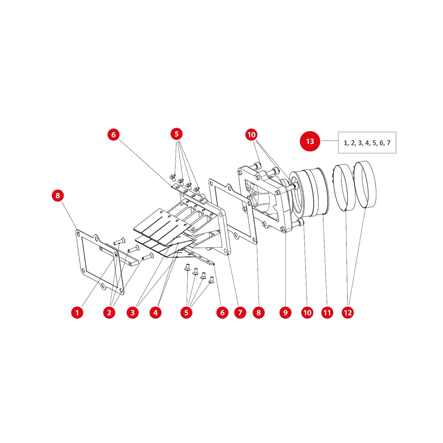 5/ TORX M4X8 COUNTERSUNK SCREW