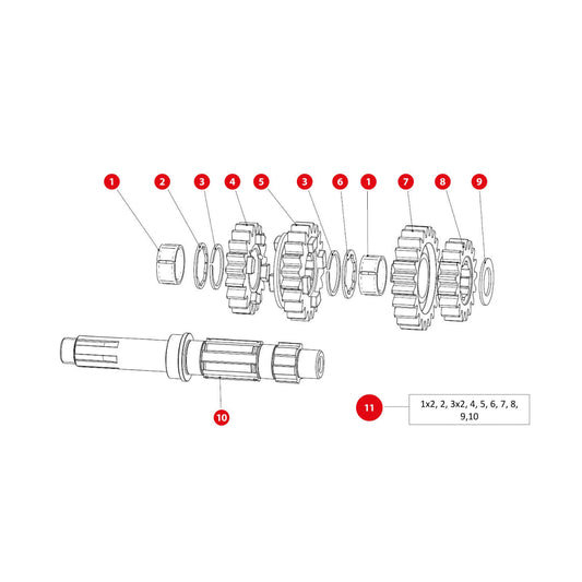 9/ SUPPORT WASHER-20X33X1.5