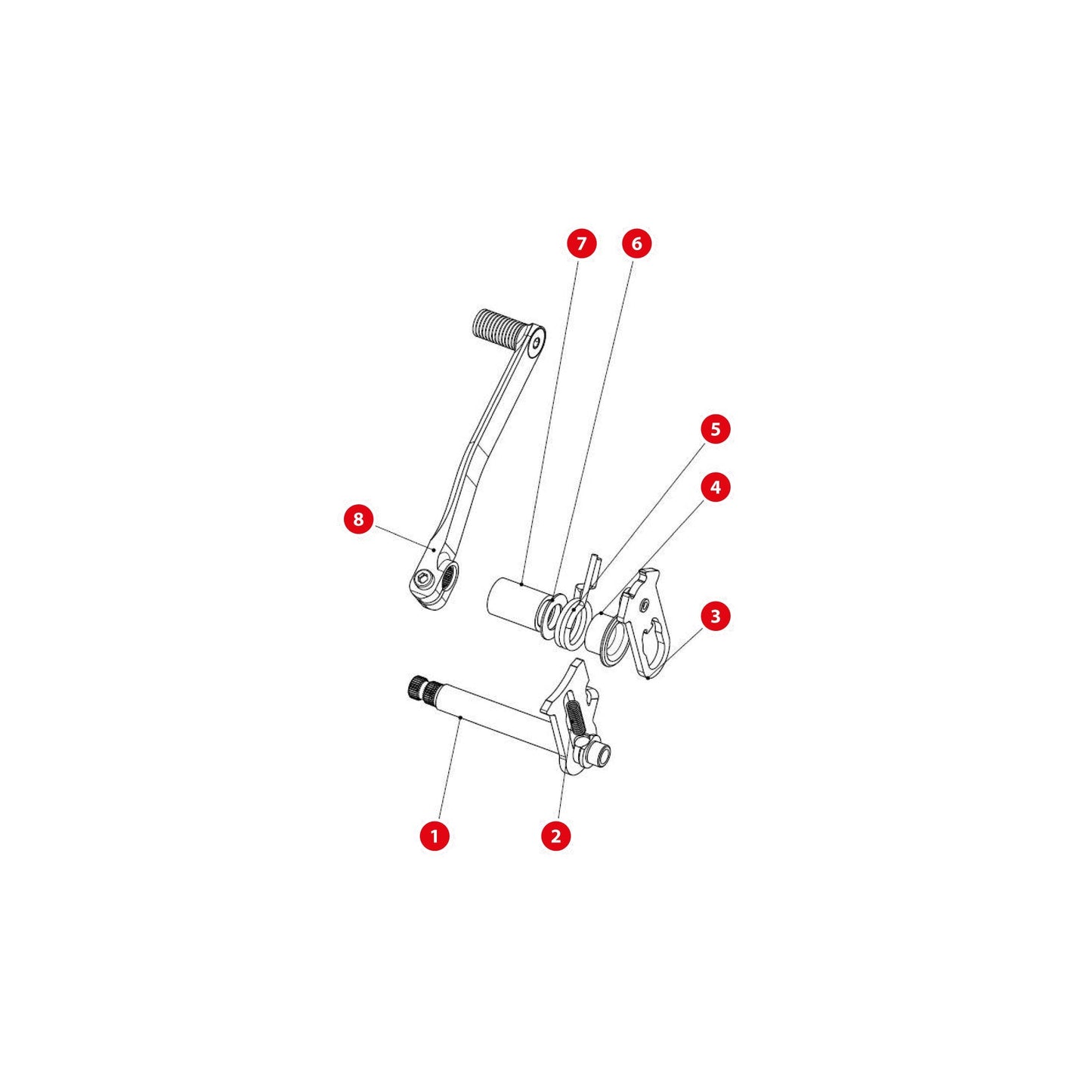 8/ GEAR LEVER CPL.